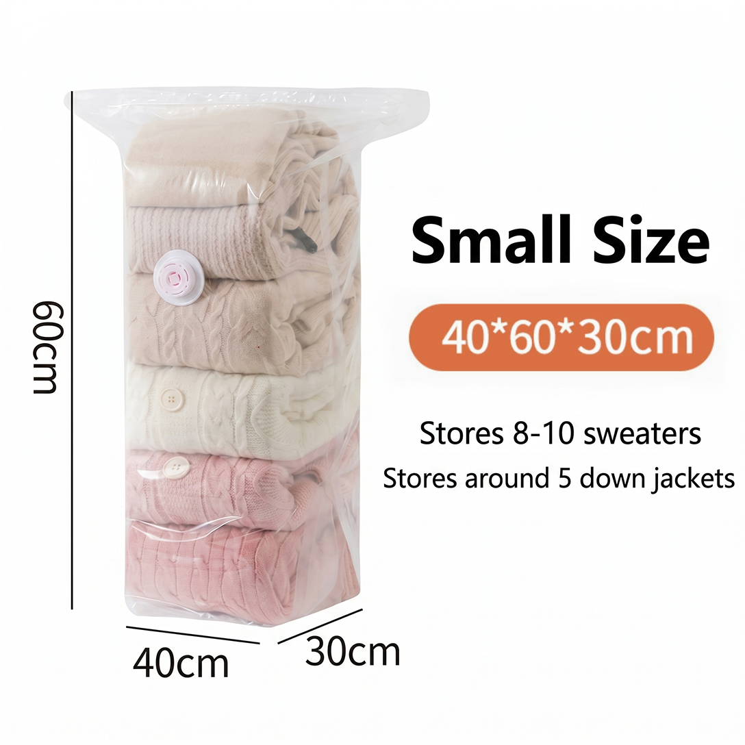 No-Pump Large Vacuum Storage Compression Bags