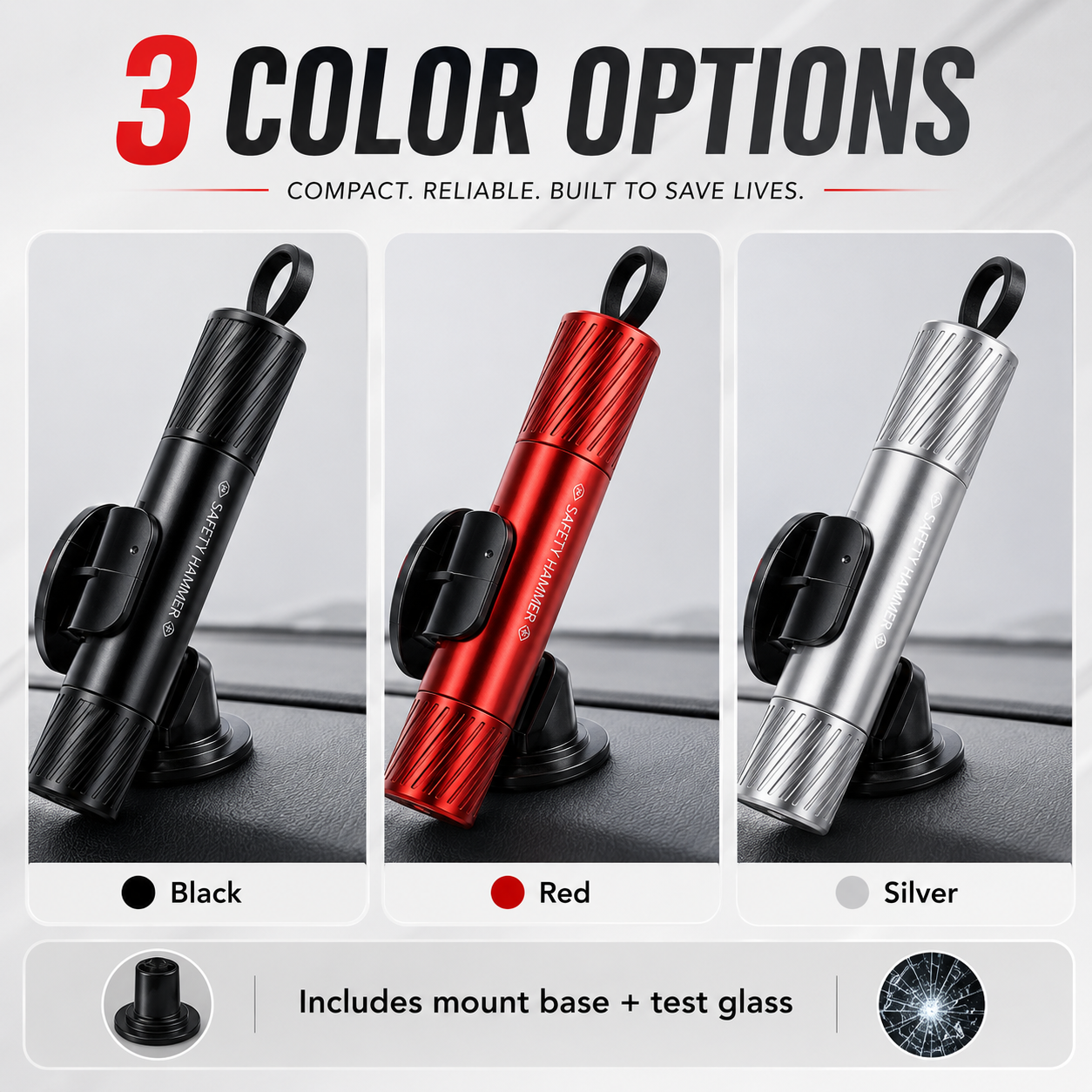 🚗 2-in-1 Car Emergency Escape Tool