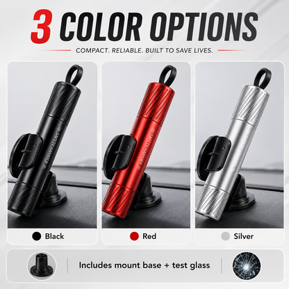 🚗 2-in-1 Car Emergency Escape Tool