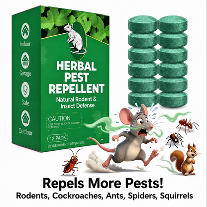 🐀 50% OFF NOW!⚡🟢Natural Peppermint Rodent Repellent Tablets