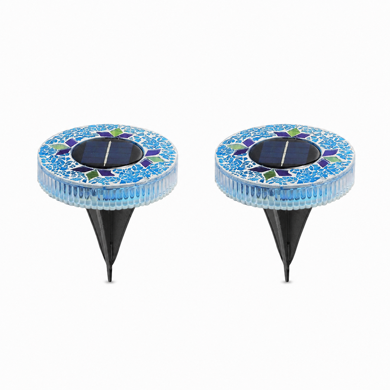 🛋️Solar Mosaic Lights – Waterproof LED Pathway Lights with Auto On/Off