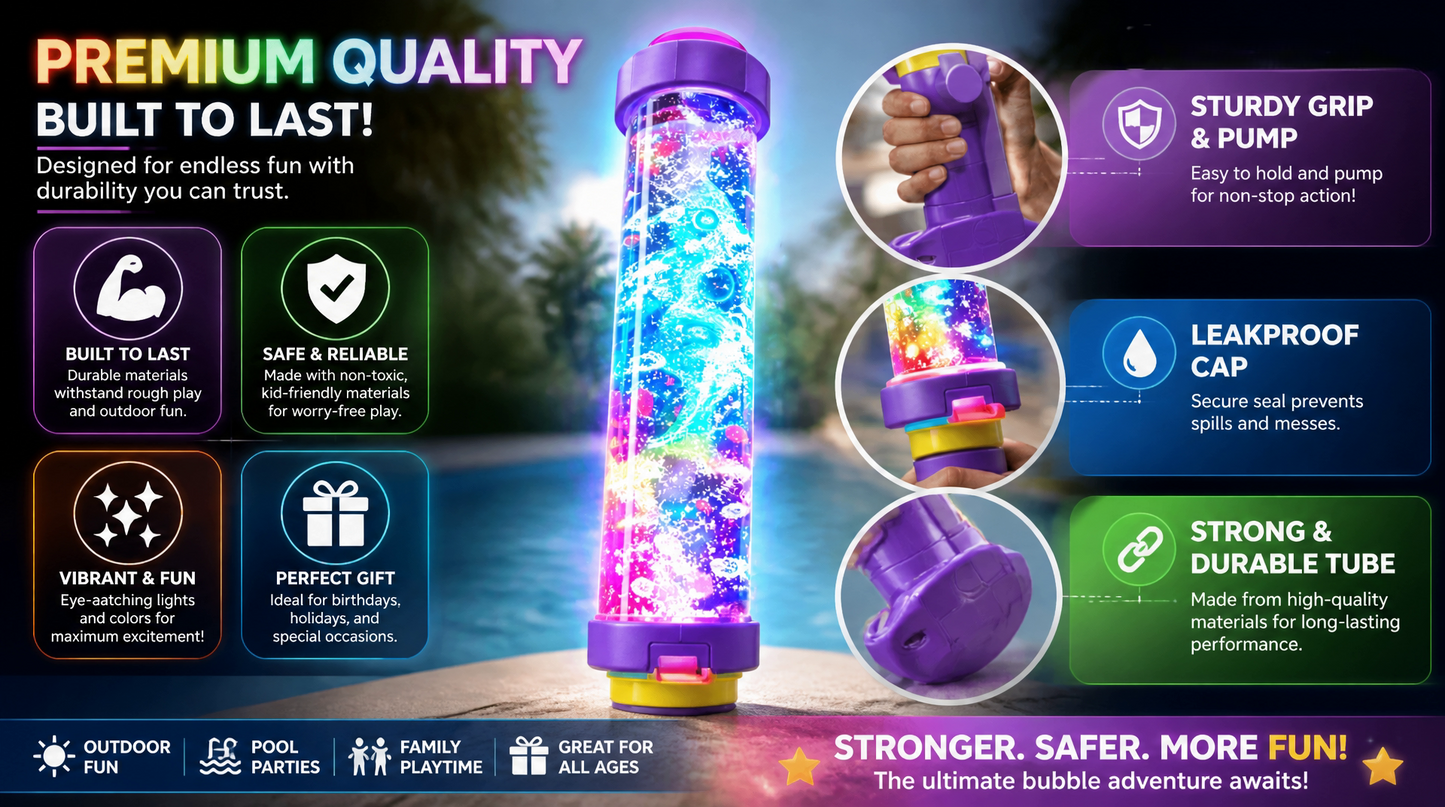 🔥Last Day 50% OFF🌈 Turn Every Backyard Into a Rainbow Light Show💦