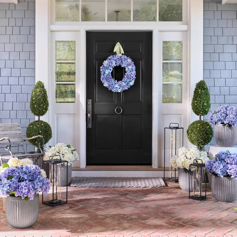 💥Last Day 70% OFF💐Artificial Outdoor Hydrangea Flowers - UV resistant, Waterproof, Windproof