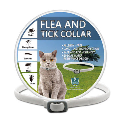 🥳2026 HOT SALE🌿🛡️ Natural Essential Oil Pet Collar – 8‑month flea & tick protection. Plant‑based, no harsh chemicals. Safe for dogs & cats! 🐾✨