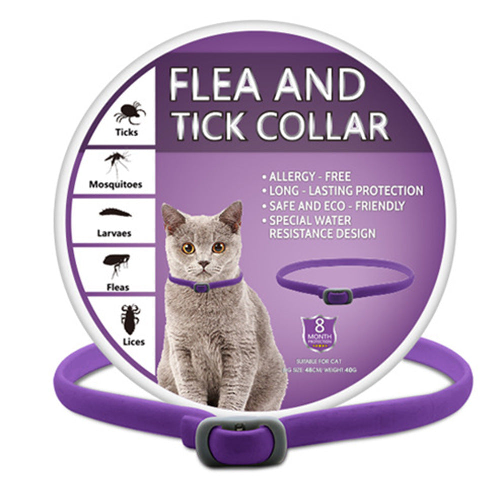 🥳2026 HOT SALE🌿🛡️ Natural Essential Oil Pet Collar – 8‑month flea & tick protection. Plant‑based, no harsh chemicals. Safe for dogs & cats! 🐾✨