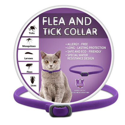 🥳2026 HOT SALE🌿🛡️ Natural Essential Oil Pet Collar – 8‑month flea & tick protection. Plant‑based, no harsh chemicals. Safe for dogs & cats! 🐾✨
