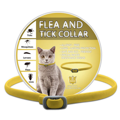 🥳2026 HOT SALE🌿🛡️ Natural Essential Oil Pet Collar – 8‑month flea & tick protection. Plant‑based, no harsh chemicals. Safe for dogs & cats! 🐾✨