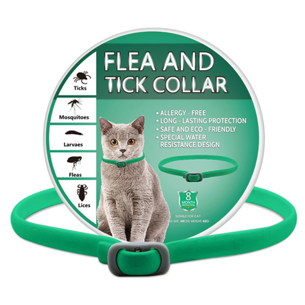 🥳2026 HOT SALE🌿🛡️ Natural Essential Oil Pet Collar – 8‑month flea & tick protection. Plant‑based, no harsh chemicals. Safe for dogs & cats! 🐾✨