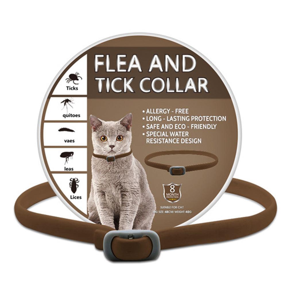 🥳2026 HOT SALE🌿🛡️ Natural Essential Oil Pet Collar – 8‑month flea & tick protection. Plant‑based, no harsh chemicals. Safe for dogs & cats! 🐾✨