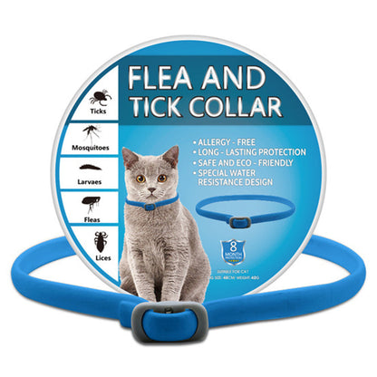 🥳2026 HOT SALE🌿🛡️ Natural Essential Oil Pet Collar – 8‑month flea & tick protection. Plant‑based, no harsh chemicals. Safe for dogs & cats! 🐾✨