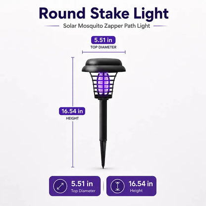 🔥Last Day 50% OFF ✨Solar Mosquito Zapper Light | 0 Electricity Bill | Pets & Kids Safe