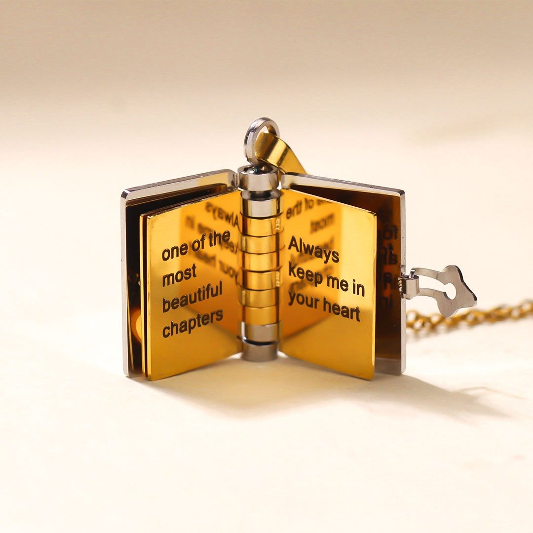 For Granddaughter and daughter - The Most Beautiful Chapter Book Necklace