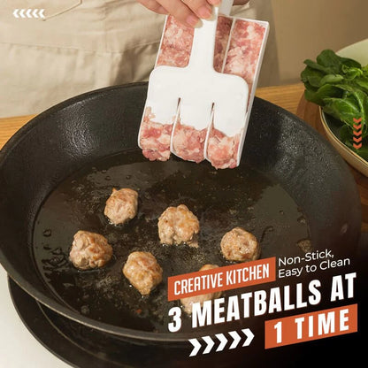 🔥49% OFF! Triple Meatball Maker – Shape 4 Perfect Meatballs at Once for Pasta, Soup & Hot Pot