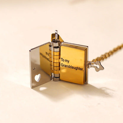 For Granddaughter and daughter - The Most Beautiful Chapter Book Necklace