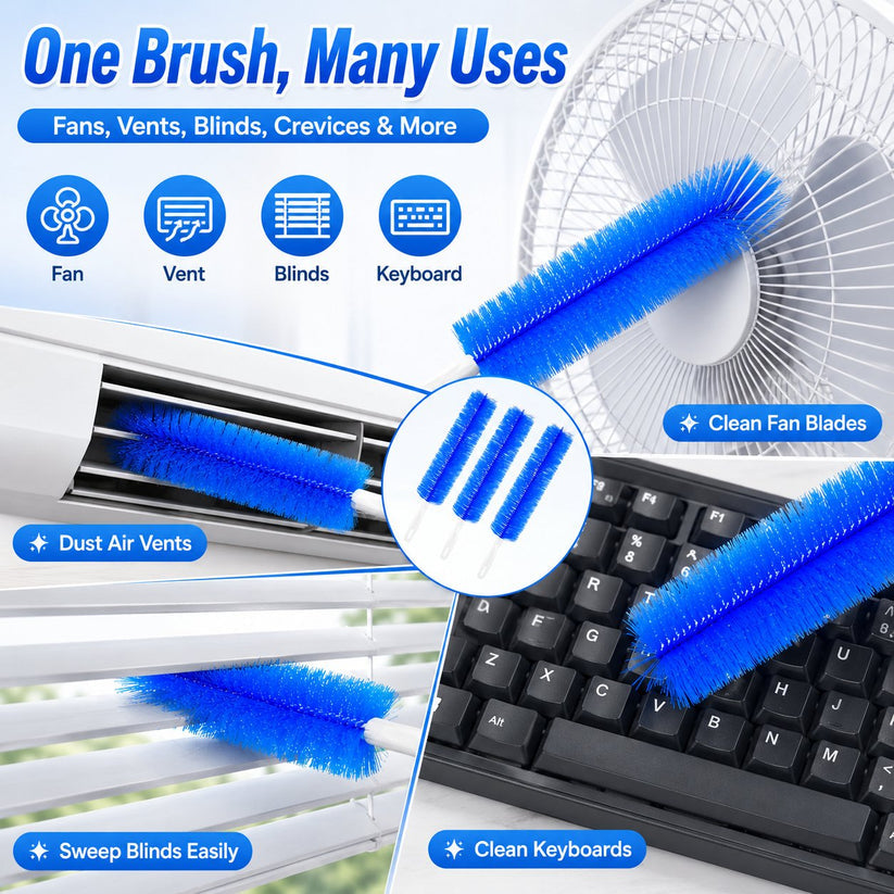 🔥Bendable Microfiber Head,Reusable Dust Remover