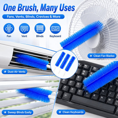 🔥Bendable Microfiber Head,Reusable Dust Remover
