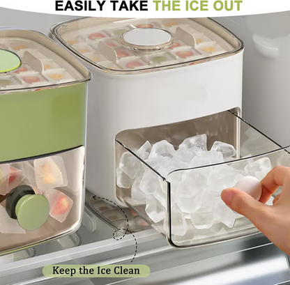 🥳2026 HOT SALE🥳💞50K+ SOLD!🧊Portable Ice Maker with Lid and Storage Box (48 cubes)