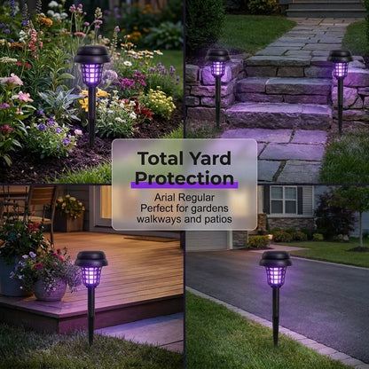 🔥Last Day 50% OFF ✨Solar Mosquito Zapper Light | 0 Electricity Bill | Pets & Kids Safe