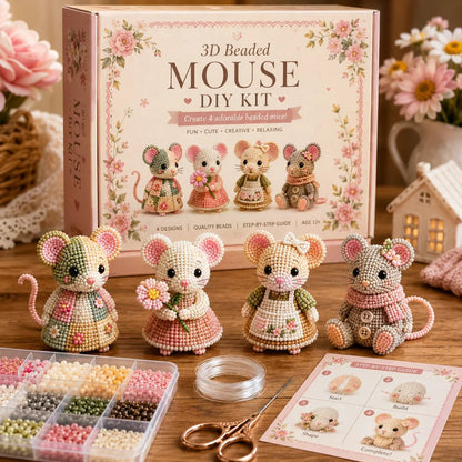 🔥LAST DAY 50% OFF - 🧵✨ Creative Beaded Mini World 3D DIY Kit Collection
