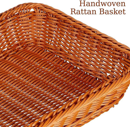 Woven Serving Basket with Clear Acrylic Cover 🧺✨