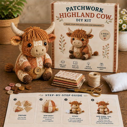 🧵DIY Patchwork Gnome Kit – Create Your Own Adorable Gnome 🧙‍♂️