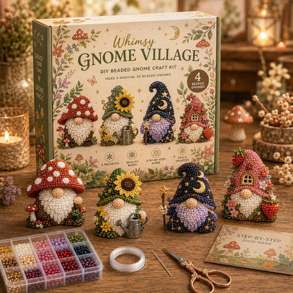 🔥LAST DAY 50% OFF - 🧵✨ Creative Beaded Mini World 3D DIY Kit Collection