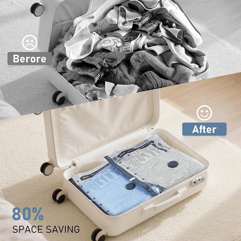 🎁Last day 49% OFF - Cordless Travel Vacuum Storage Compression Bag Set