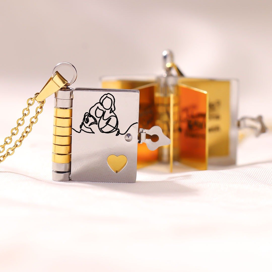 For Granddaughter and daughter - The Most Beautiful Chapter Book Necklace