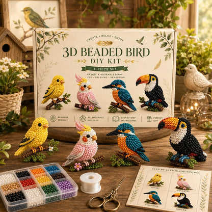 🔥LAST DAY 50% OFF - 🧵✨ Creative Beaded Mini World 3D DIY Kit Collection