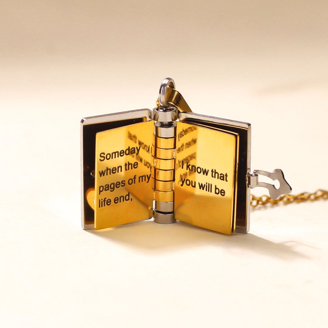For Granddaughter and daughter - The Most Beautiful Chapter Book Necklace