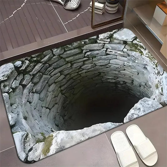 ✨Endless Abyss Illusion Doormat – Mind-Bending 3D Visual Effec