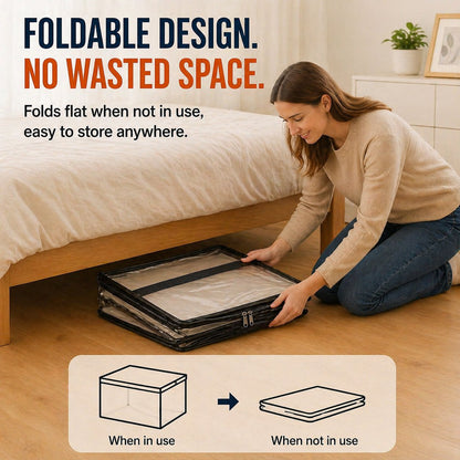 Hot Sale 60% OFF📦Large Heavy-Duty Thick Plastic Clear Storage Bag for Clothes, Moving & Storage