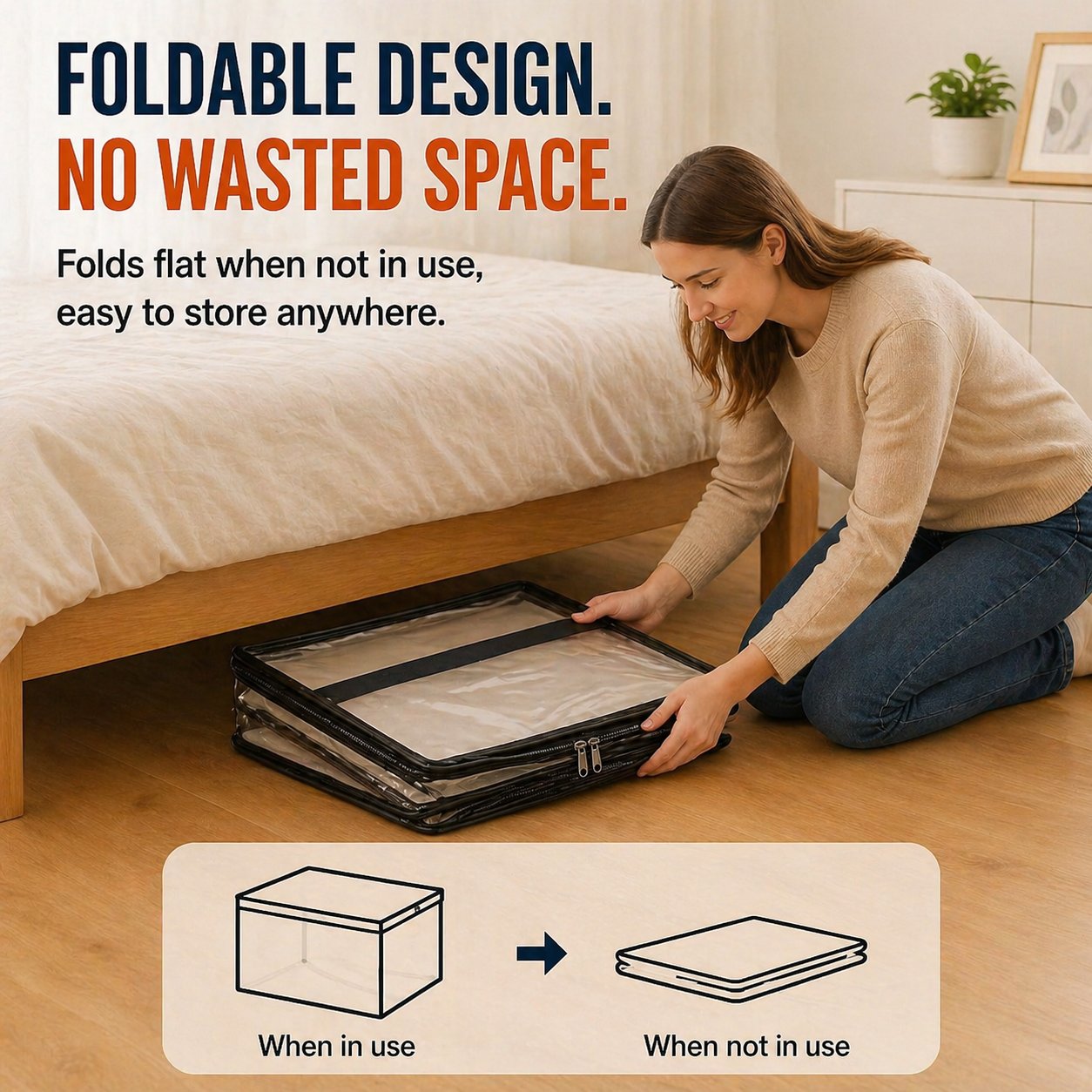 🎁 Mother's Day Sale 49% OFF📦Large Heavy-Duty Thick Plastic Clear Storage