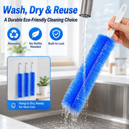 🔥Bendable Microfiber Head,Reusable Dust Remover