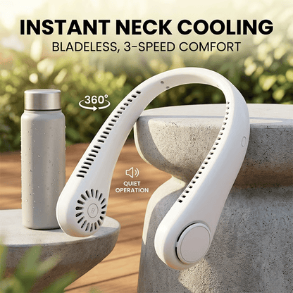🔥LAST DAY 50% OFF - 🍃360° Portable Bladeless Neck Fan