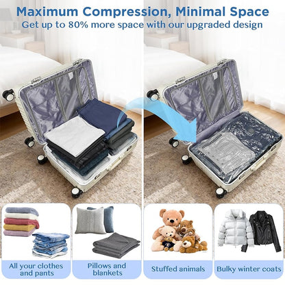 🎁Last day 49% OFF - Cordless Travel Vacuum Storage Compression Bag Set