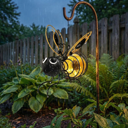 🐝Outdoor Hanging Solar Bee Light - Perfect Gift For Plant Lovers Moms Or Literally Anyone Who Smiles❤️