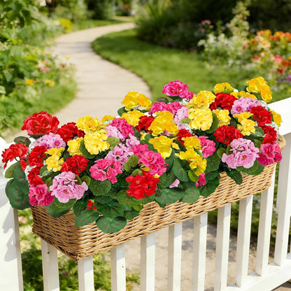 🔥Last Day 50% OFF🔥Outdoor UV Resistant Artificial Geranium Flowers