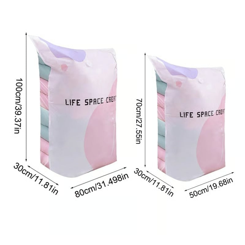 📦 Large-Capacity Vacuum Bags – No Pump Needed! 💨✨