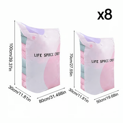 📦 Large-Capacity Vacuum Bags – No Pump Needed! 💨✨