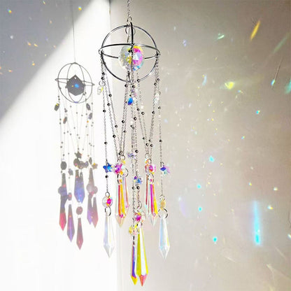 Turn Sunlight Into Sparkling Rainbows 🌈 Elegant Hanging Crystal Prism Suncatcher That Brightens Any Space