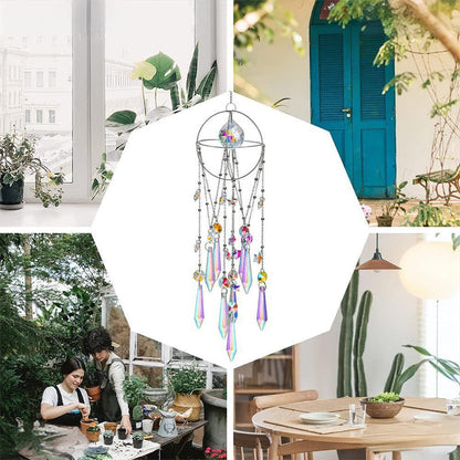 Turn Sunlight Into Sparkling Rainbows 🌈 Elegant Hanging Crystal Prism Suncatcher That Brightens Any Space