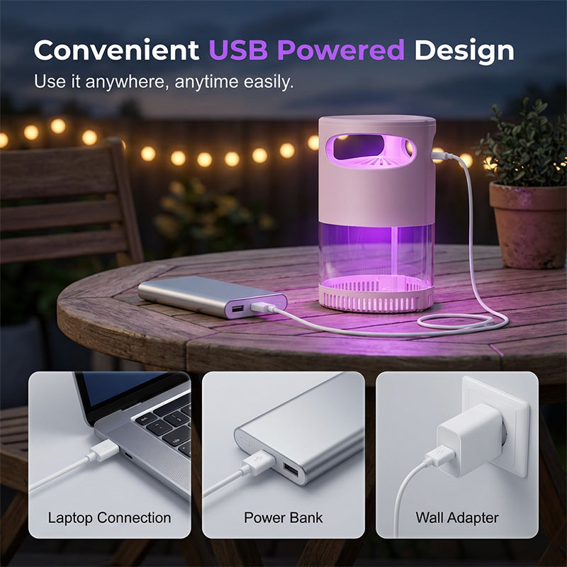 🥳2026 HOT SALE🥳💞50K+ SOLD!🦟🔇 50% OFF! UV Mosquito Killer Lamp – USB powered, chemical‑free, ultra‑quiet. 50K+ sold for peaceful sleep. 🌙✨