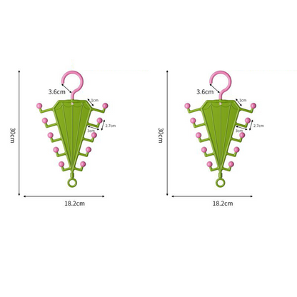 🥳2026 HOT SALE🥳Multi-Functional V-Shaped Double Sided Hanger Storage Rack