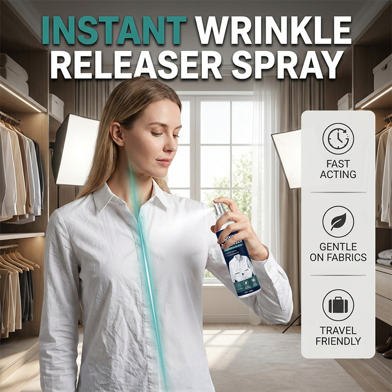 👔✨ Instant wrinkle release – no iron, travel-ready, static-free & fresh.