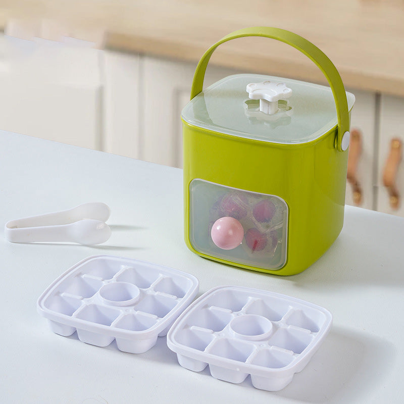 Portable Press Type Ice Bucket