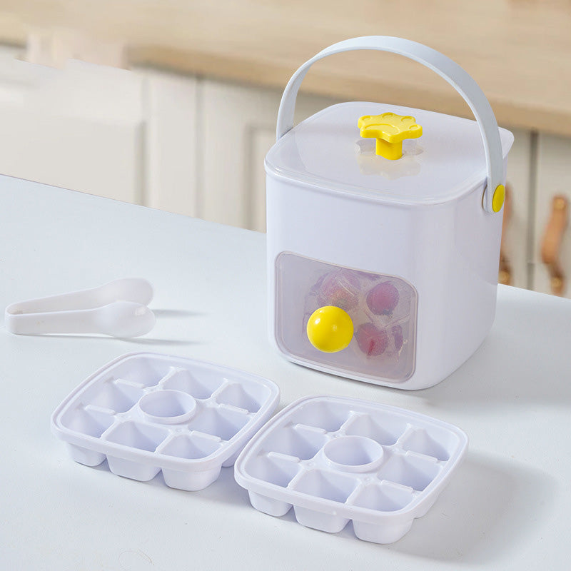 Portable Press Type Ice Bucket