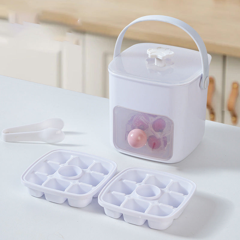 Portable Press Type Ice Bucket