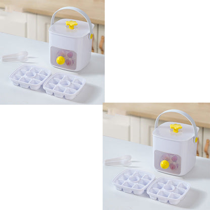 Portable Press Type Ice Bucket