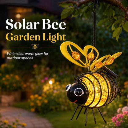 Solar-Powered Hanging Bee Light